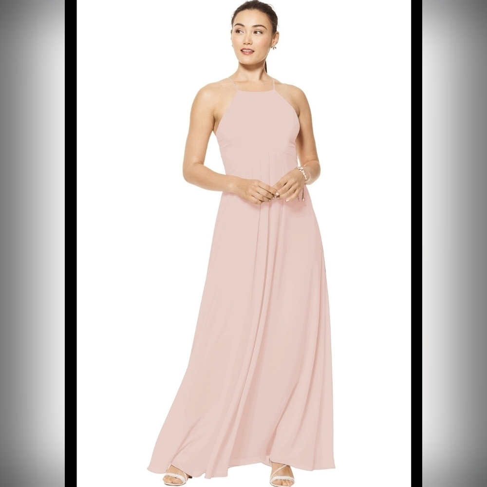 Levkoff (Nordstrom) blush pink 12 formal dress NWT floor length - Picture 1 of 6